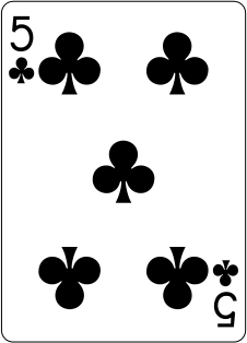 5 of clubs